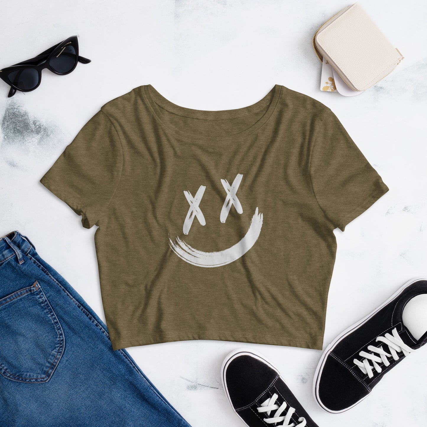 Happy Day Women’s Crop Tee