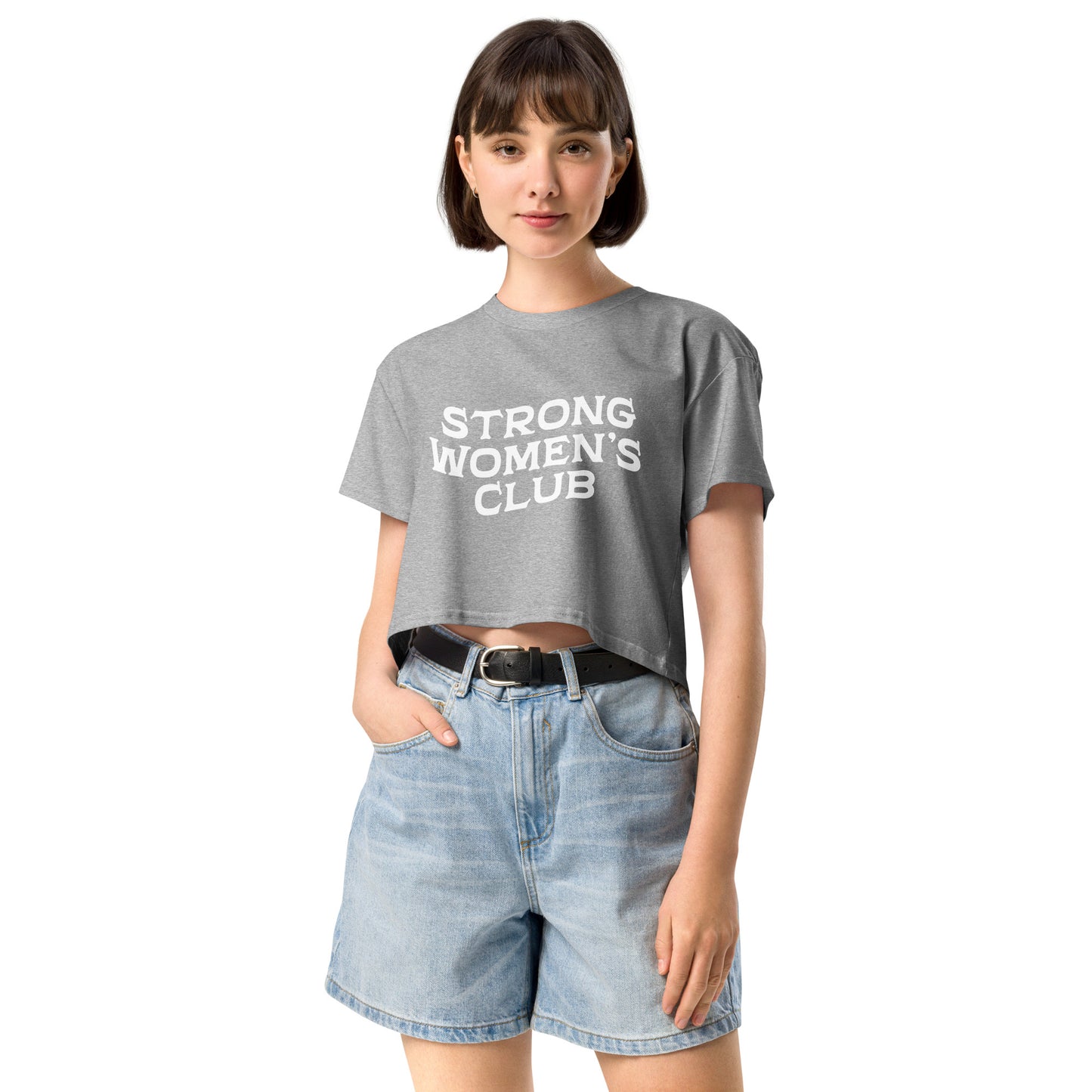 Strong Woman Crop top