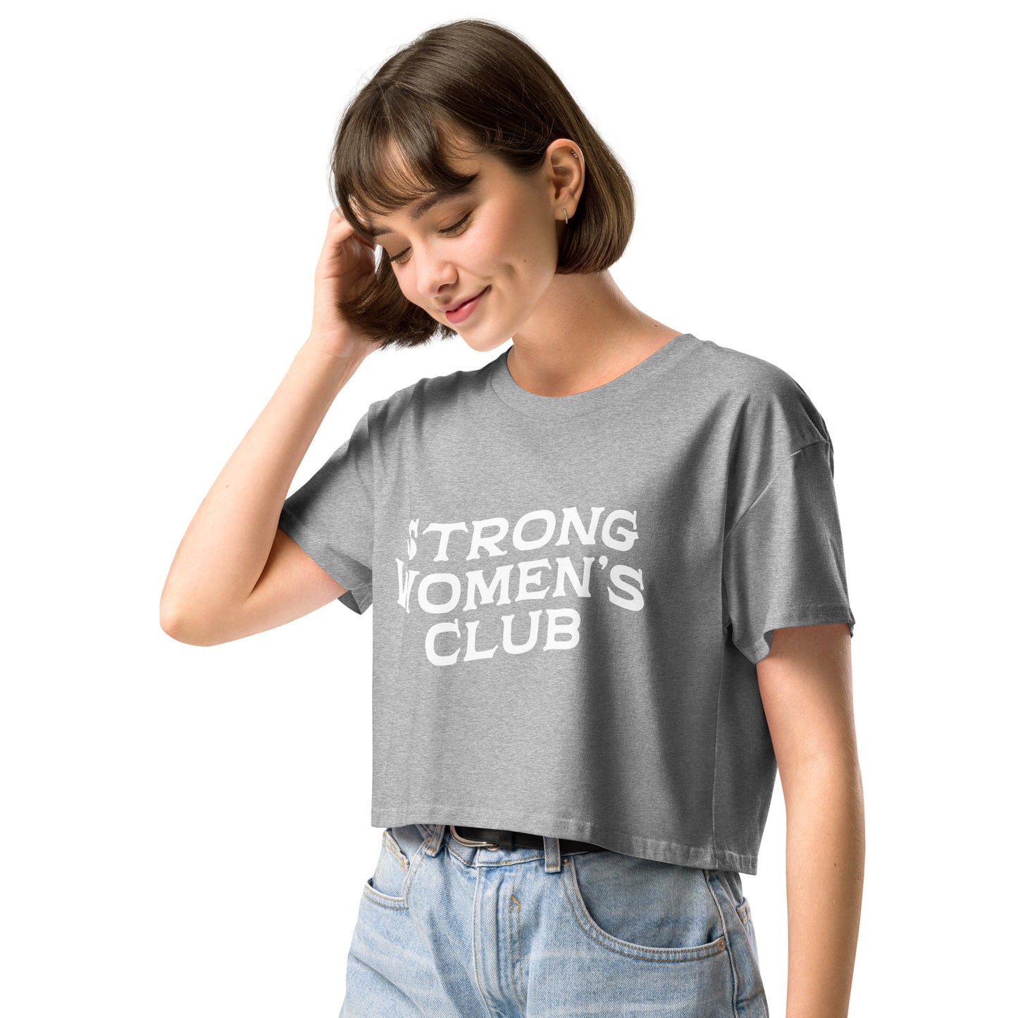 Strong Woman Crop top