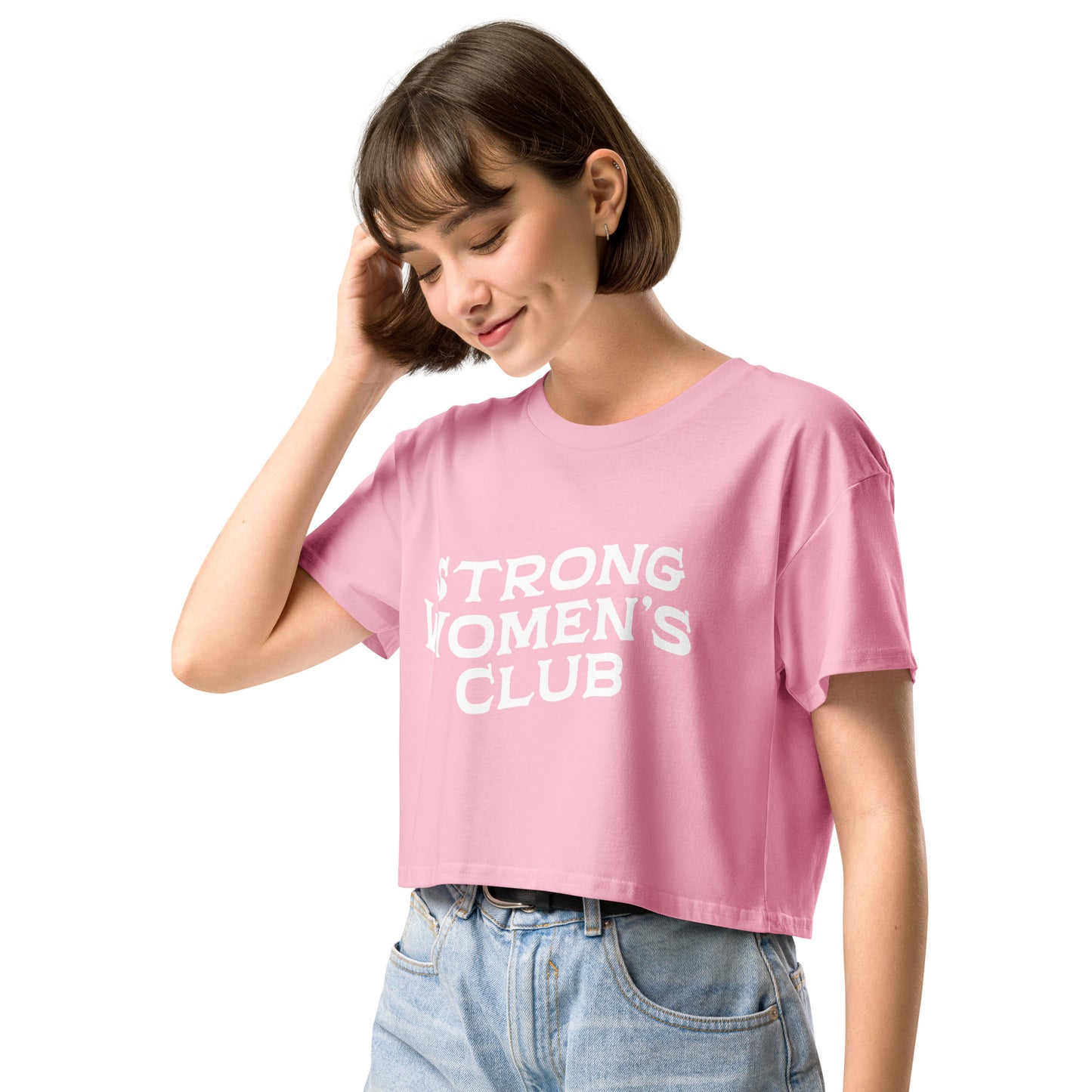 Strong Woman Crop top