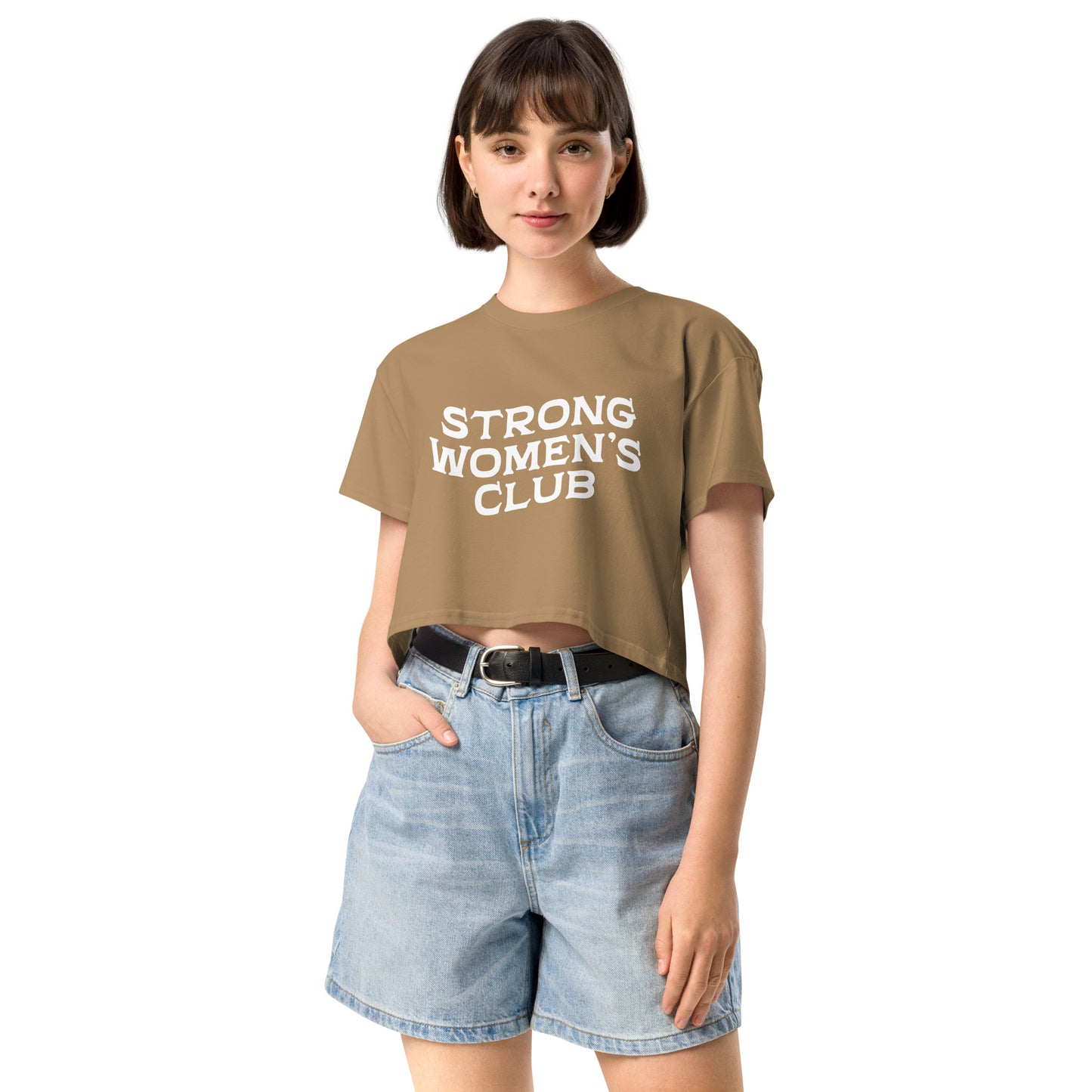 Strong Woman Crop top