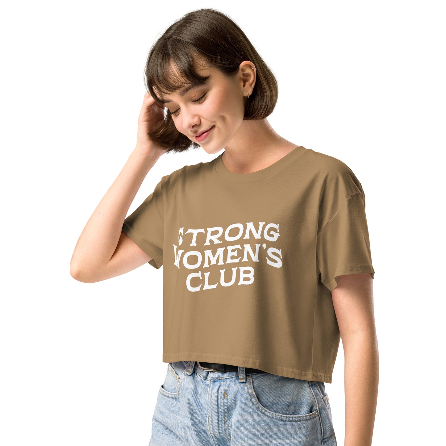 Strong Woman Crop top