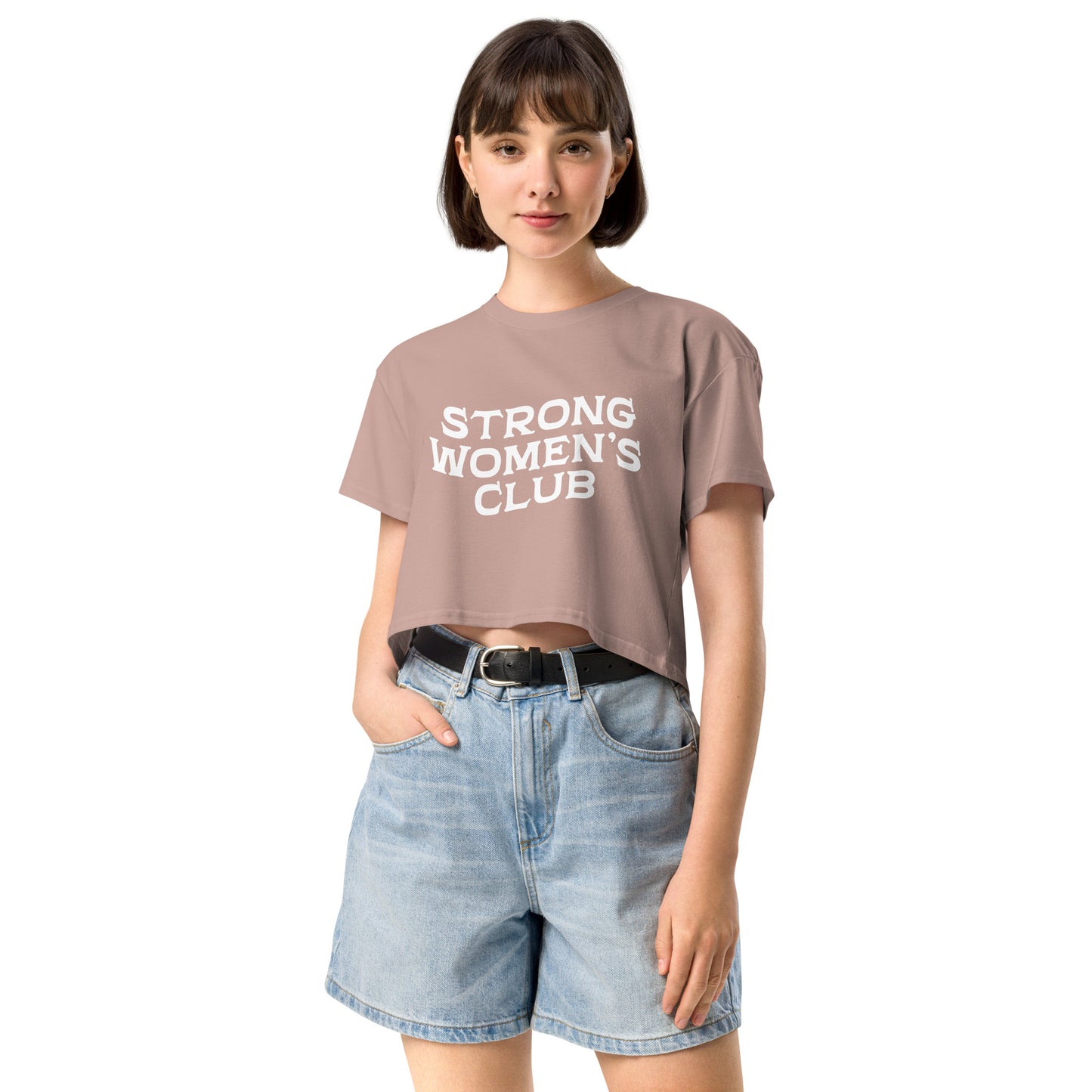 Strong Woman Crop top