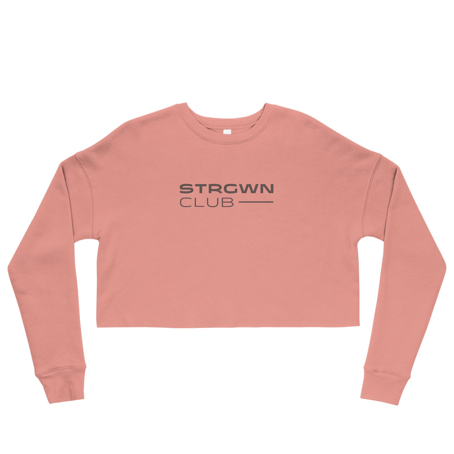 Strong Woman Crop Sweatshirt